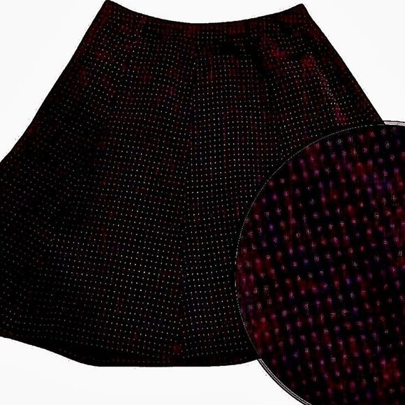 Pink Pinstripe Skirt JONES NY Size 6 - Picture 1 of 13